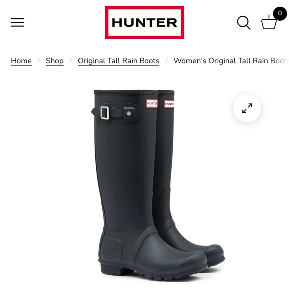 Hunter Women’s Original Tall Rain Boots - Picture 3 of 4